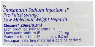 Clexane 20Mg Injection 0.2Ml