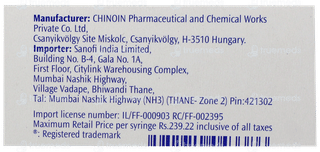 Clexane 20Mg Injection 0.2Ml