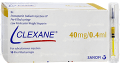 Clexane 40mg Injection 0.4ml