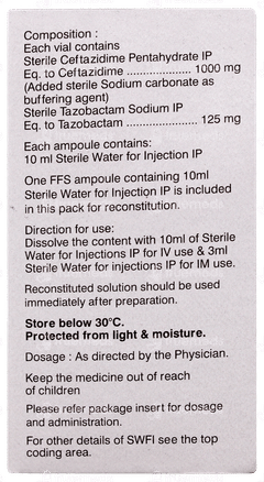 Combitaz 1g+125mg Injection 1