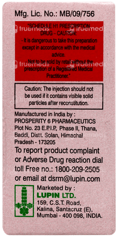 Combitaz 250/31.25mg Injection 1