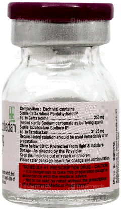 Combitaz 250/31.25mg Injection 1