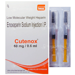 Cutenox 60Mg Injection 0.6Ml