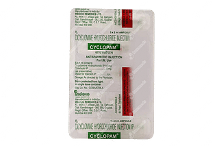 Cyclopam 10 MG Injection 2 ML