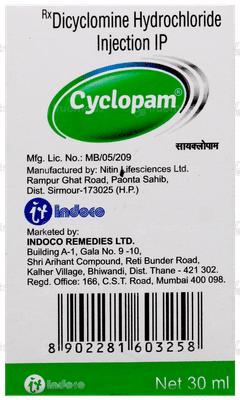 Cyclopam Injection 30Ml