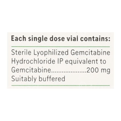 Cytogem 200 Injection 1