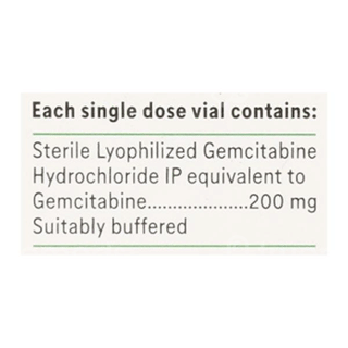 Cytogem 200 Injection 1