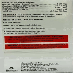 Cytomab 500 Mg Injection 1 Ml