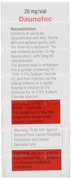 Daunotec 20mg Injection 1