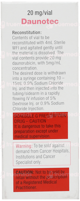 Daunotec 20mg Injection 1