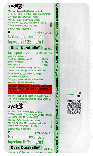 Deca Durabolin 25 Injection 1ml