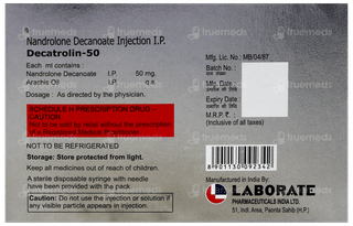 Decatrolin 50 Injection 1Ml