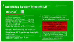 Defenac Injection 3ml Defenac Injection 3ml