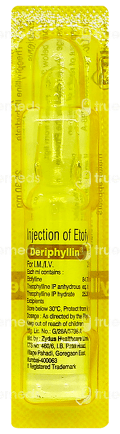 Deriphyllin Injection 2ml