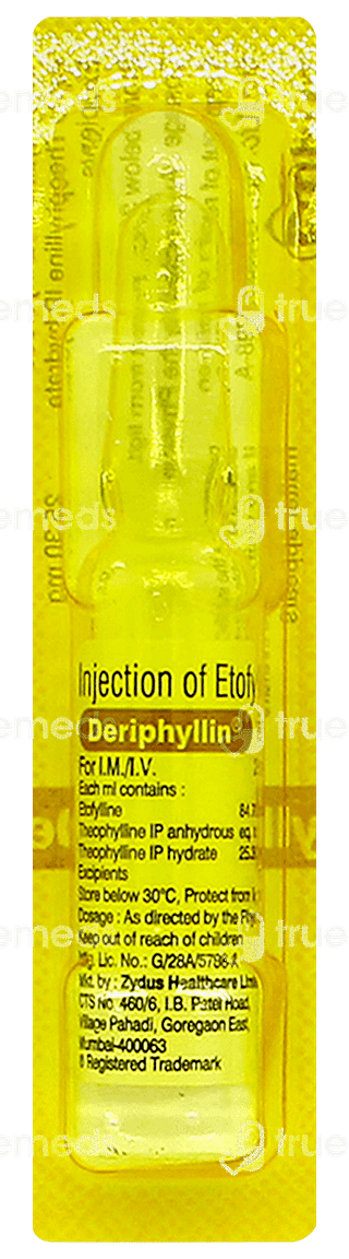 Deriphyllin Injection 2ml