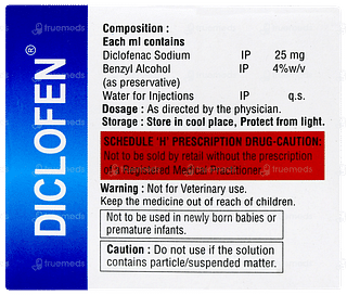 Diclofen 25mg Injection 3ml