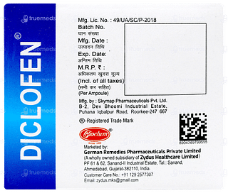 Diclofen 25mg Injection 3ml