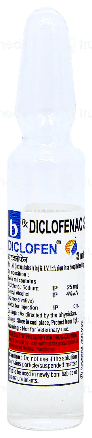 Diclofen 25mg Injection 3ml