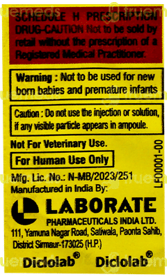 Diclolab Injection 3ml Diclolab Injection 3ml
