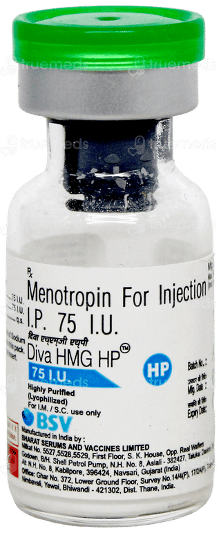 Diva Hmg Hp 75Iu Combipack Injection 1Ml