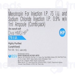 Diva Hmg Hp 75Iu Combipack Injection 1Ml