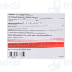 Diva Hmg Hp 75Iu Combipack Injection 1Ml