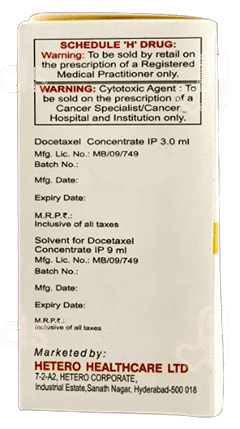 Docetero 120 Mg Injection 3 Ml Docetero 120 Mg Injection 3 Ml