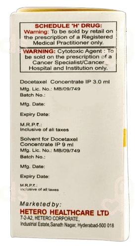 Docetero 120 Mg Injection 3 Ml