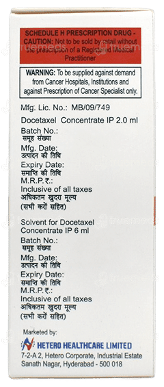 Docetero 80 Mg Injection 2 Ml