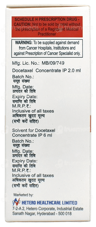 Docetero 80 Mg Injection 2 Ml