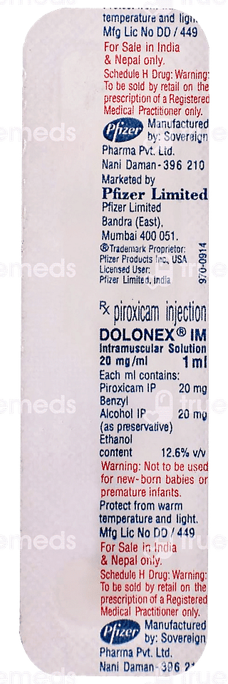 Dolonex Im Injection 1ml