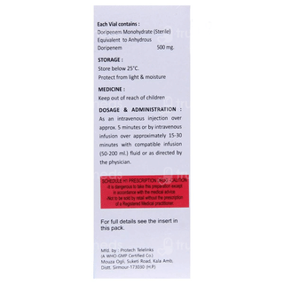 Doripik 500 Mg Injection 1