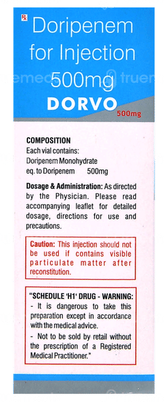 Dorvo 500 Mg Injection 1 Dorvo 500 Mg Injection 1