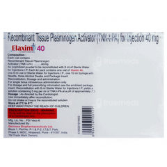 Elaxim 40 Injection 1 Elaxim 40 Injection 1