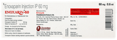 Enoxarin 60 Injection 0.6ml Enoxarin 60 Injection 0.6ml