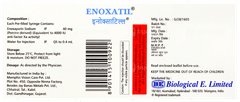 Enoxatil 40mg Injection 0.4ml Enoxatil 40mg Injection 0.4ml