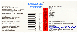 Enoxatil 40mg Injection 0.4ml