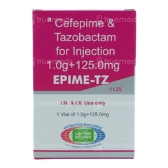 Epime Tz 1000/125 Mg Injection 1 Epime Tz 1000/125 Mg Injection 1