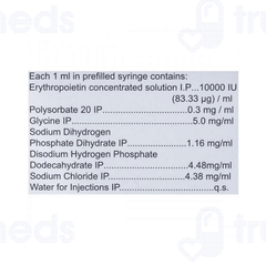 Eposis 10000Iu Pre Filled Syringe 1Ml