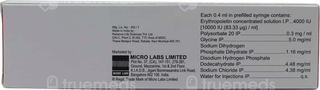 Eposis 4000Iu Injection 0.4Ml