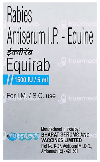 Equirab 1500iu Injection 5ml