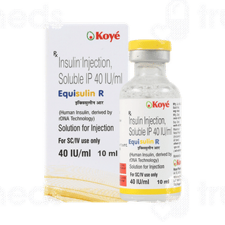 Equisulin R 40 IU Injection 10 ML