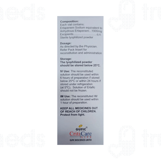 Ertafic Injection 1
