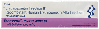 Erypro Prefill 4000Iu Injection 1Ml