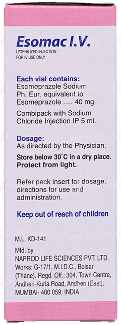 Esomac Iv Injection 1 Esomac Iv Injection 1