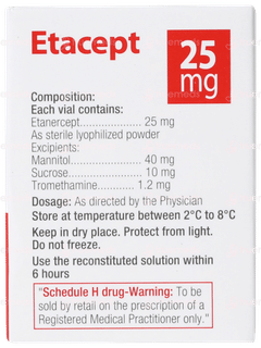 Etacept 25mg Injection 1