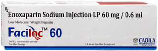 Faciloc 60 Injection 0.6ml