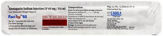Faciloc 60 Injection 0.6ml