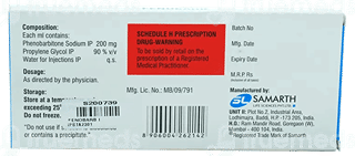 Fenobarb 200 Mg Injection 1 Ml