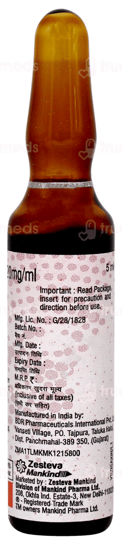 Ferikind S 100 Injection 5ml Ferikind S 100 Injection 5ml